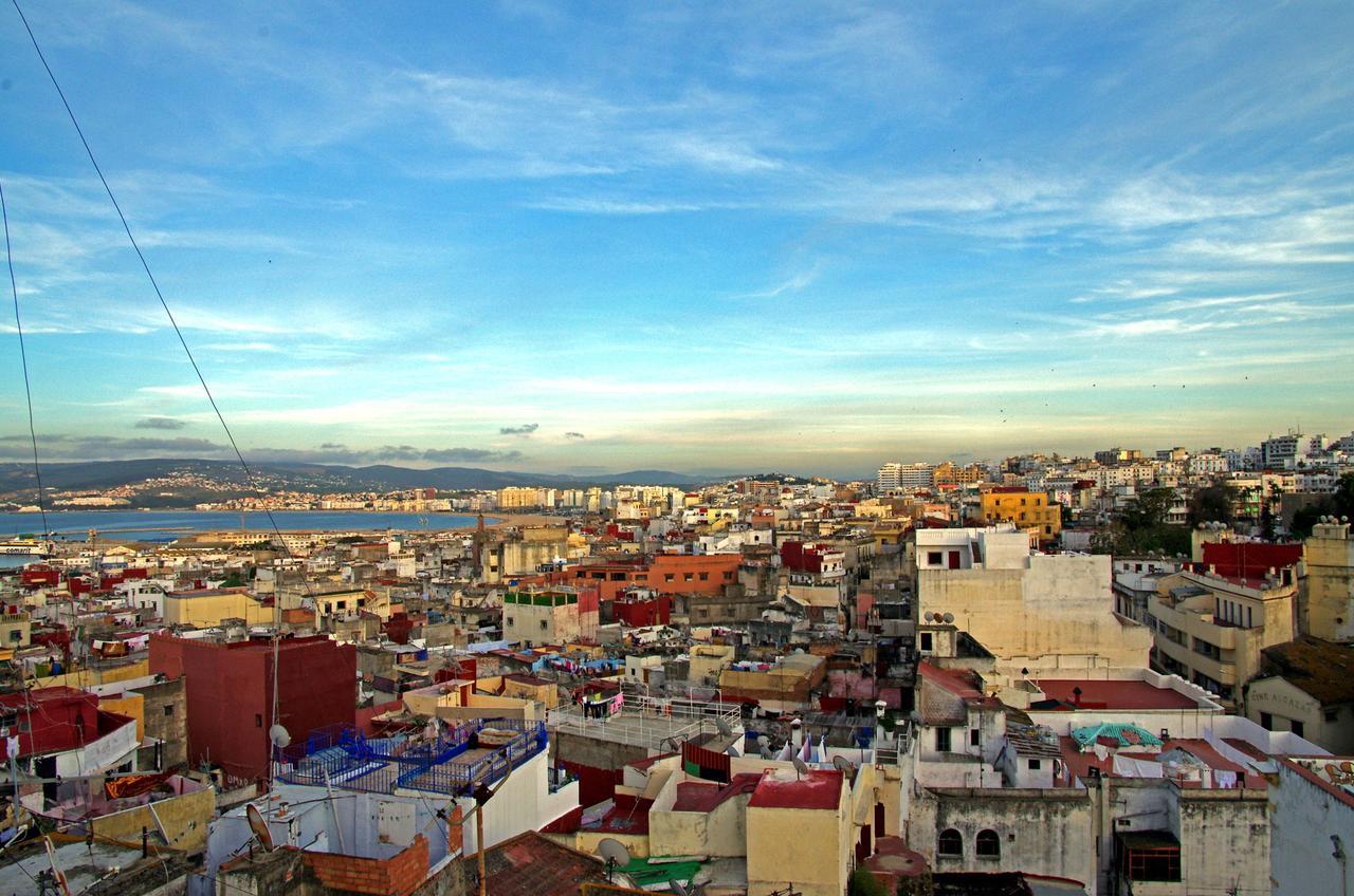 Maison Medina, Terrasse Panoramique, Vue Mer Tangier Bagian luar foto