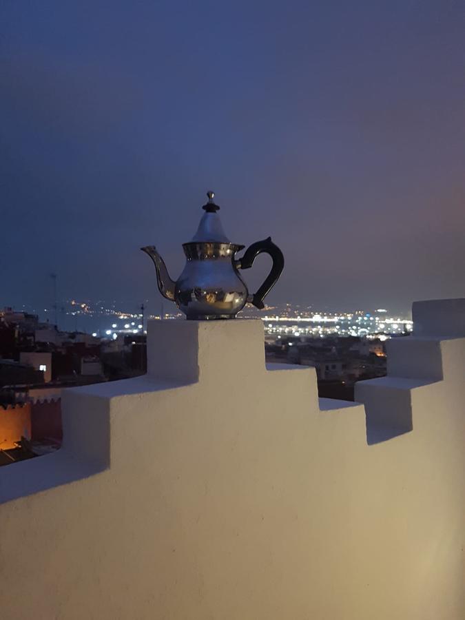 Maison Medina, Terrasse Panoramique, Vue Mer Tangier Bagian luar foto